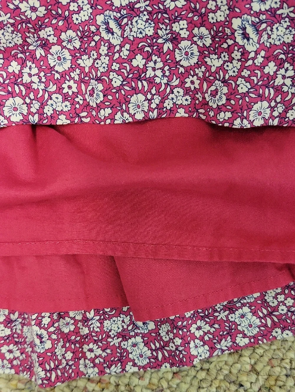 Ralph Lauren Coral Floral Infant Dress Sz 12 months Old Money Summer